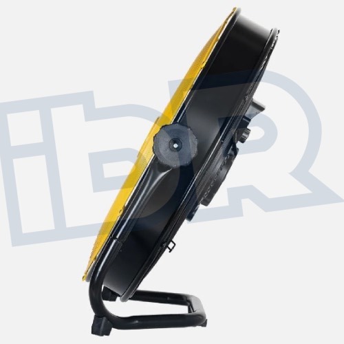 Ventilador Industrial Mapache 130W - Negro/Amarillo 3 Aspas 2 Ventilador Industrial Mapache 130W - Negro/Amarillo 3 Aspas - Imagen 2