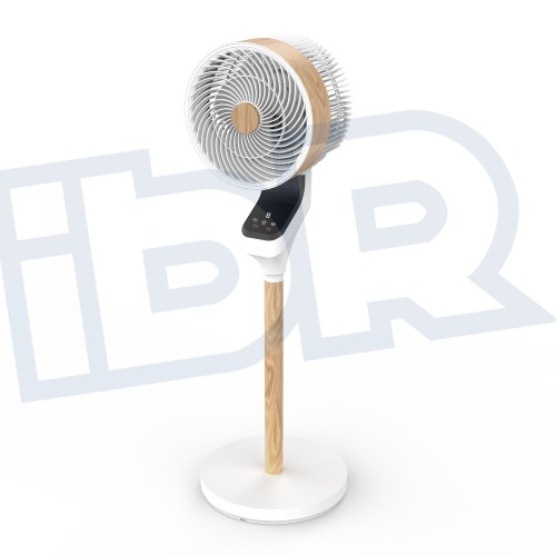 Ventilador Pie Bizancio Blanco/Haya 50W 3Velocidades 1 Ventilador De Pie Bizancio Blanco