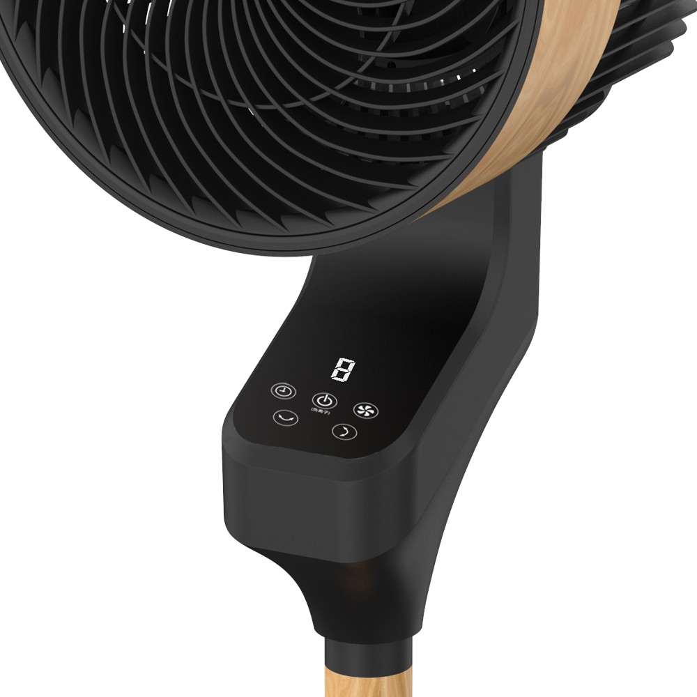 Ventilador Pie Bizancio Negro/Haya 50W 3Velocidades 4 Ventilador De Pie Bizancio 2
