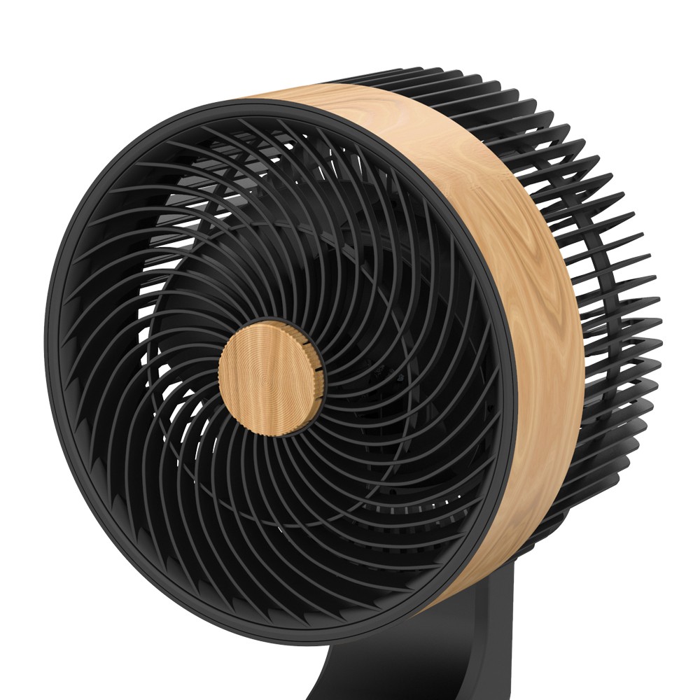 Ventilador Pie Bizancio Negro/Haya 50W 3Velocidades 3 Ventilador De Pie Bizancio 3