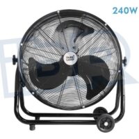 Ventilador Industrial Poniente 240w Negro